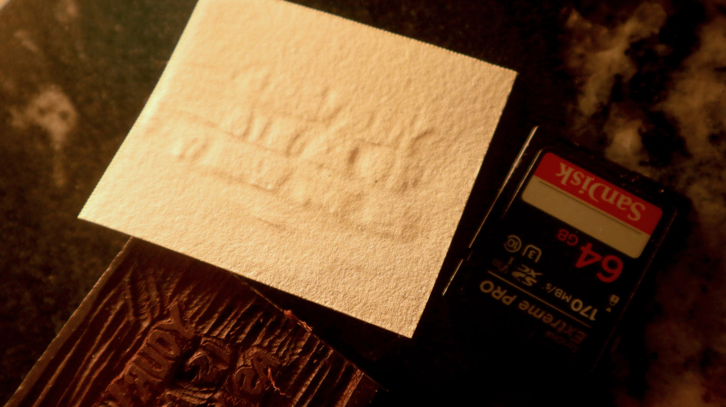 Mini Print - Opening line of Poem by Georgia Douglas Johnson